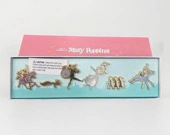 NUOVO set di 6 spille Disney Mary Poppins 40° anniversario, edizione limitata 1000 (RARO)