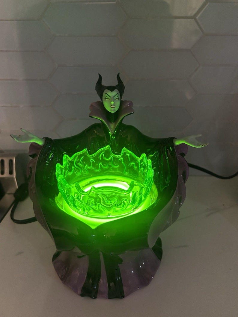 Réchaud Maléfique Scentsy Disney Villains avec boîte image 2