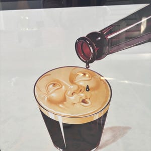 Vintage Guinness Beer Mirror Sign Framed Bar Wall Decor Man Cave Irish Pub Large image 14