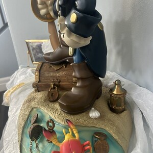 ZELDZAAM Disney Mickey Mouse Pirates of Caribbean groot beeldje afbeelding 6