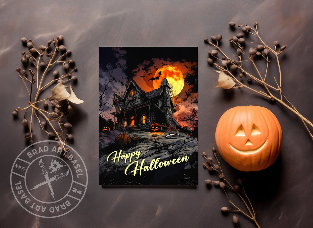 Haunted House Stationary Printable