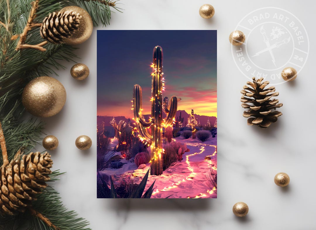 Christmas cards southwest theme