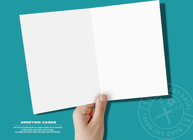 Funny Birthday Card | Being Friends with Me is the only Gift you need. Just Saying | Card for Best Friend | Blank Inside image 4