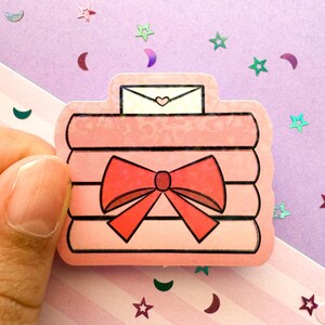 Valentine Book Stack Sticker, Book Stickers, Reader Sticker, Kindle Stickers, Bookish Stickers, Book Lover Gift, Reading Gift, Bookish Gifts