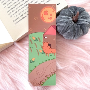Fox in the Barn Bookmark| Fox Bookmark| Autumn Bookmark| Cozy Bookmark| Bookmarks| Bookish Gift| Bookworm| Gift for Book Lover