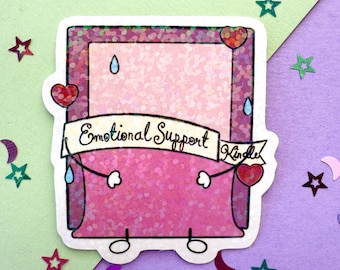 Emotional Support Kindle, Kindle Sticker, Bücherliebe