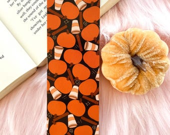 Pumpkin Spice Bookmark | Cozy Bookmark | Autumn Bookmark | Pumpkins | Cinnamon Spice | Bookish Accessory | Bookworm Gift