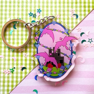 Romantasy Keychain, Dragon Keychain, Bookish Keychain, Book Keychain, Booktok Merch, Fantasy Keyring, Book Lover Gift, Bookish Accessories