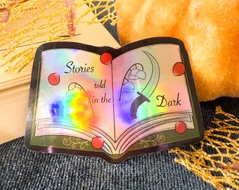 Dark Romance Stickers, Stories in Dark, Book Trope, Holographic Reader Sticker, Bookish Sticker, Kindle Stickers, Bookish Merch Reading Gift
