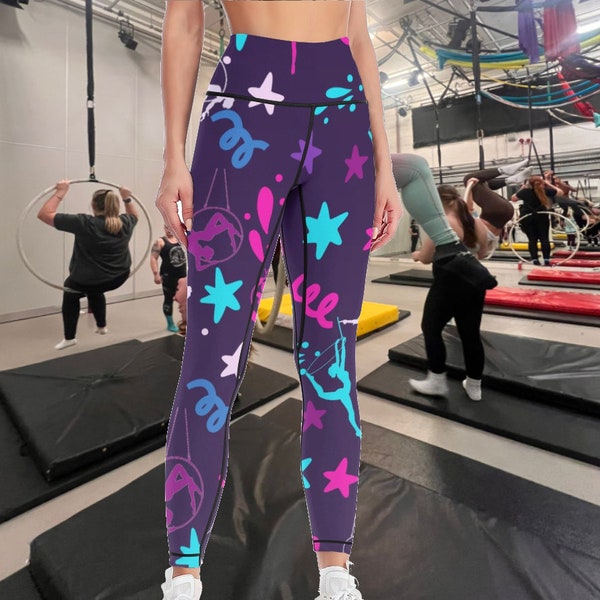 Women's Aerial Hoop Workout Leggings