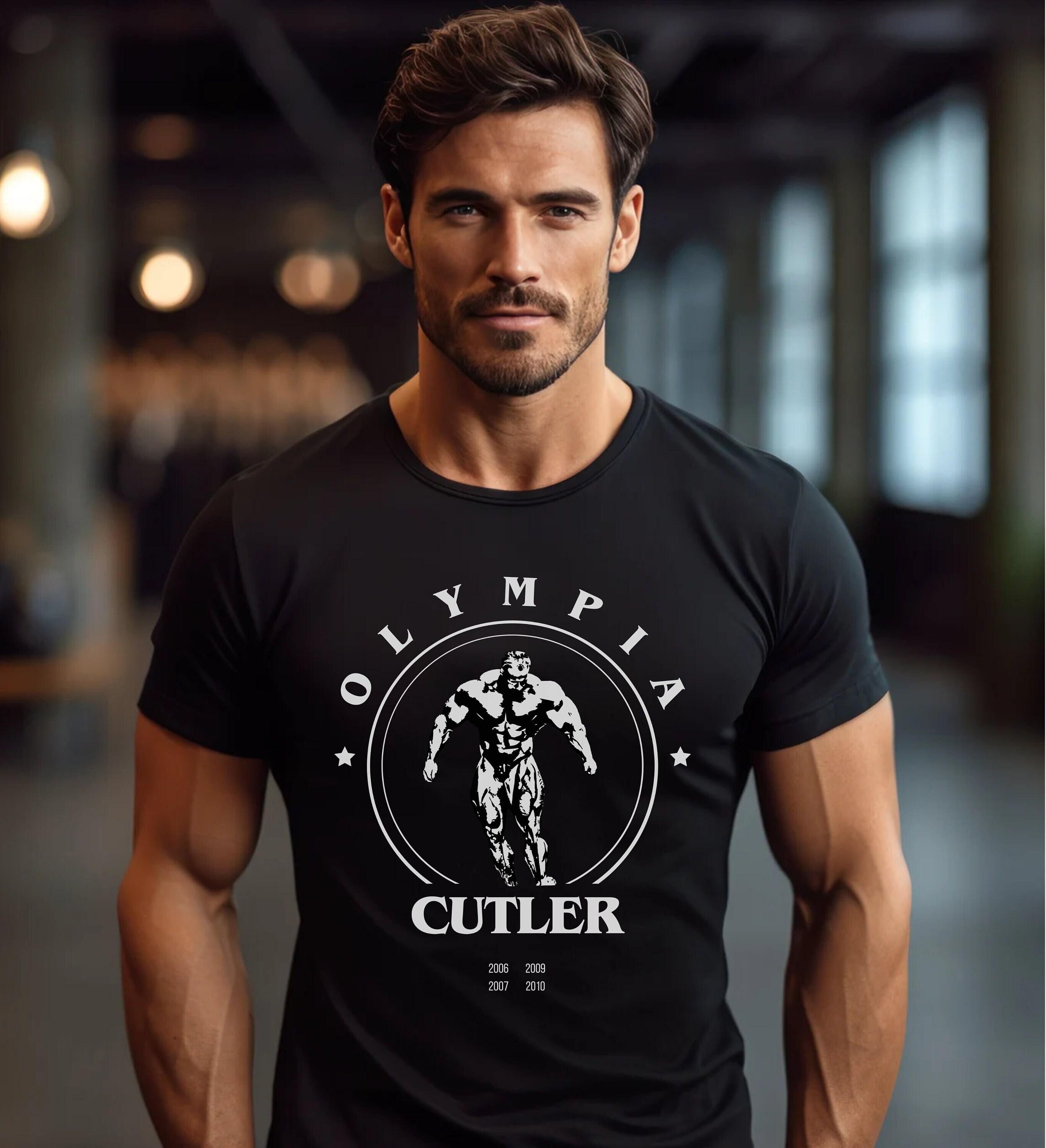 Jay Cutler Mr. Olympia Bodybuilding T shirt Oversized Gym Art Gift 100 Cotton Black White Grey Training Bodybuilder Golden Era Etsy