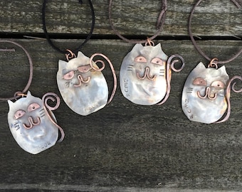 Spoon Cat Ornament