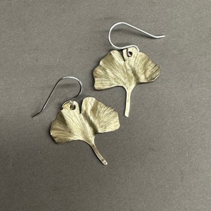 Ginkgo Leaf Earrings