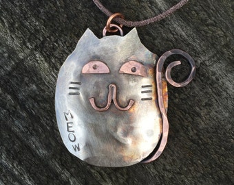 Spoon Cat Ornament