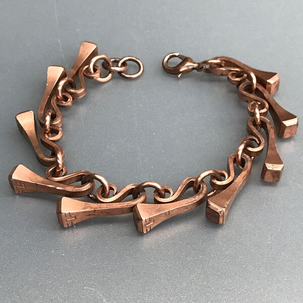 Horseshoe Nail Bracelet Etsy