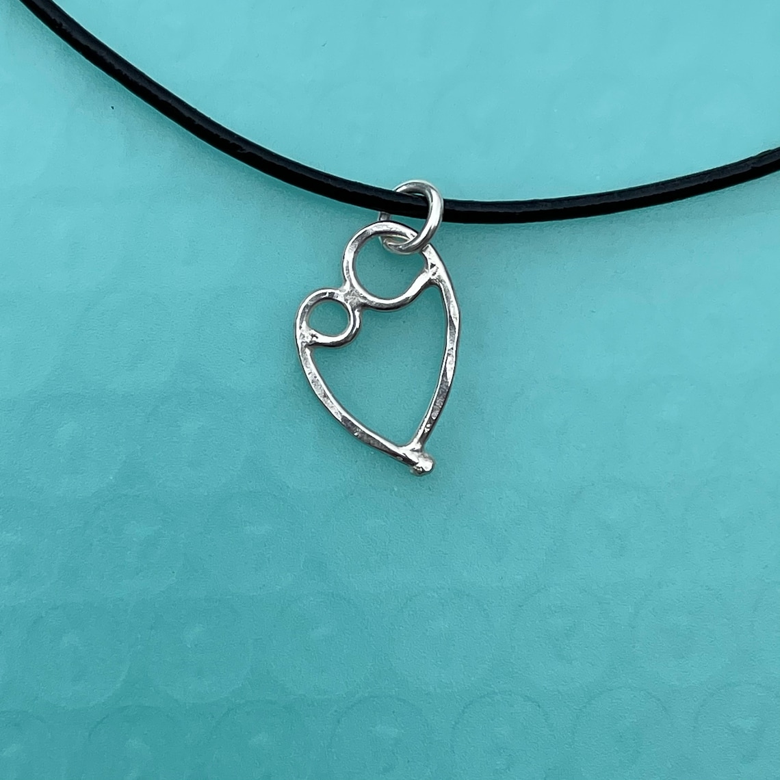 Mother and Child Pendant Necklace Sterling Silver Etsy