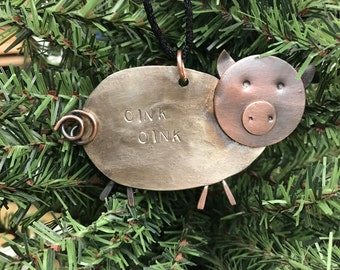 Spoon Pig Ornament