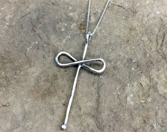 Small Diaconal Cross, Sterling Silver or Copper