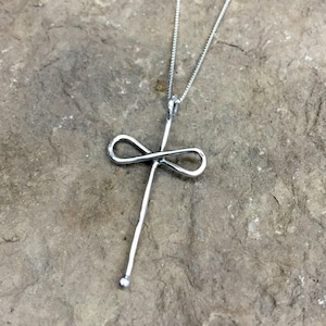 Small Diaconal Cross, Sterling Silver or Copper
