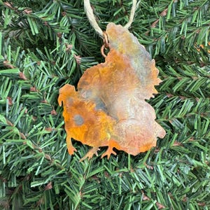 Copper Turkey Ornament