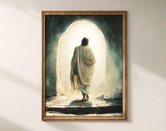 He is Risen The Tomb is Empty Christian Gift Wall Art Printable Digital Download