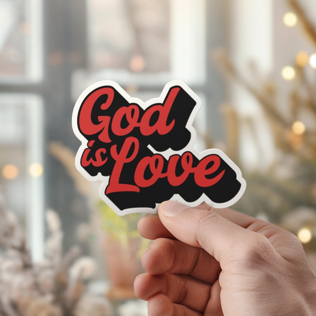 christian-sticker-god-is-love-typography-decals-faith-based