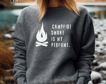 Sweat-shirt de camping pour camp d'été chemise pour amoureux de la nature cadeau pour moniteur de camp chemise pour routard surdoué cadeau sweat-shirt