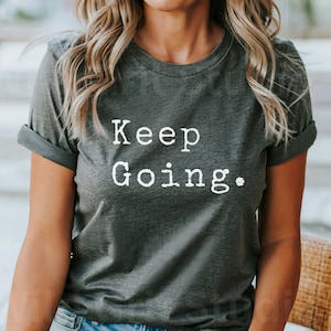 Chemise inspirante avec citation positive T-shirt avec dicton positif t-shirt avec citation motivante Chemise avec dicton édifiant pour coureur