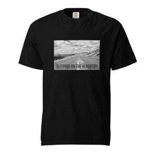 Sleeping On The Blacktop (Colter Wall) Black Letters
