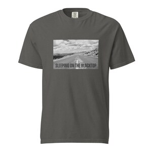 Sleeping On The Blacktop (Colter Wall) Black Letters