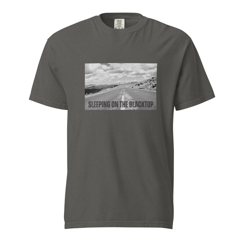 Sleeping On The Blacktop (Colter Wall) Black Letters