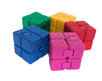 Infinity Cube Fidget for Fish Extenders, Pixie Dusting