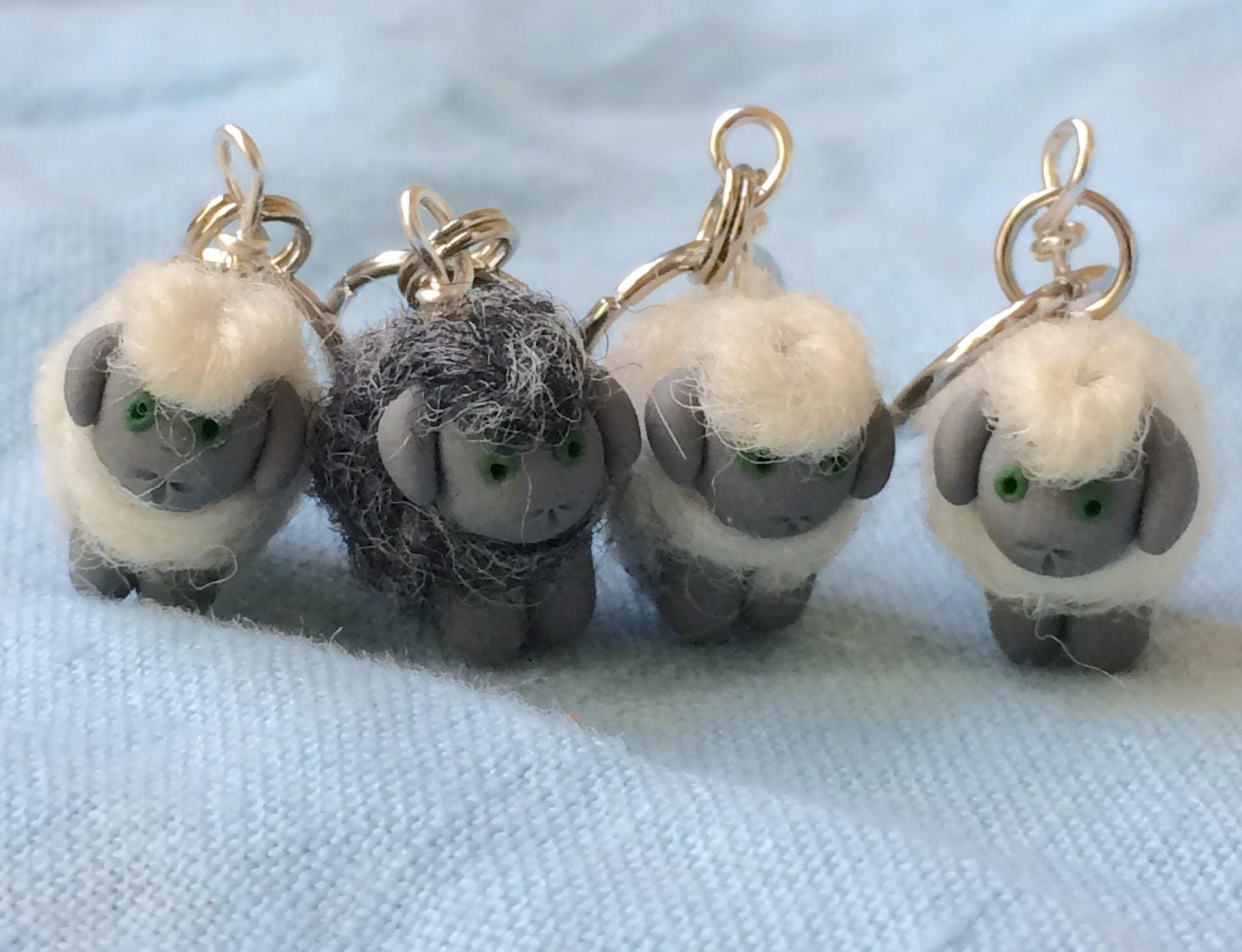 Woolly Sheep Stitch Markers (Flock of 4)