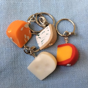 Artisan Cheese Stitch Markers (Plate of 4)