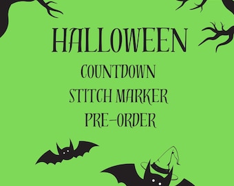Pre-order 2026 Halloween-Themed Miniature Stitch Markers (13 individually wrapped surprise stitch markers)