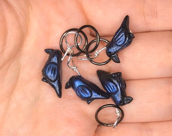Raven Stitch Markers conspiracy of 4
