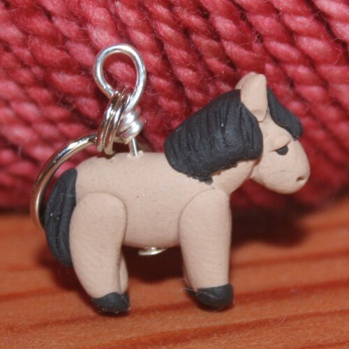 Pony Horse Stitch Markers Drove of 4 Miniature Polymer Clay Etsy