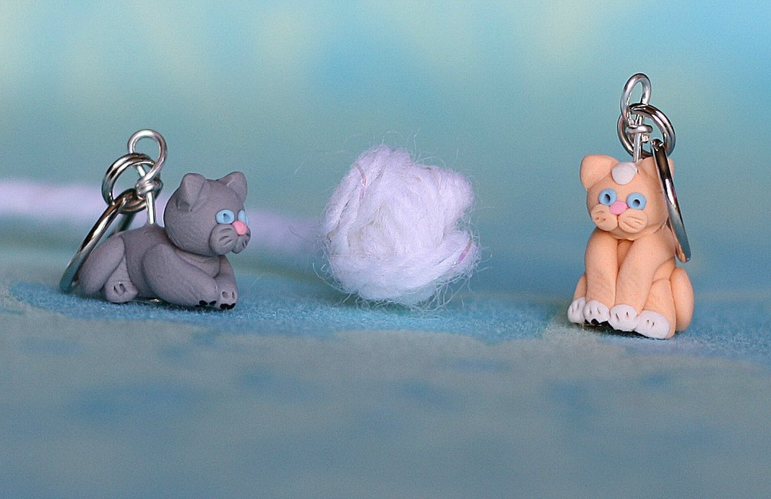 Colorful Cat Stitch Markers set of 4 Etsy