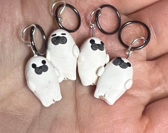 Chubby Harp Seal Pup Stitch Markers (Rookery of 4)
