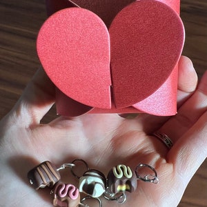 Chocolate Truffle Stitch Markers Box of 4 image 4