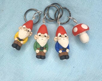 Garden Gnome Stitch Markers (set of 4)