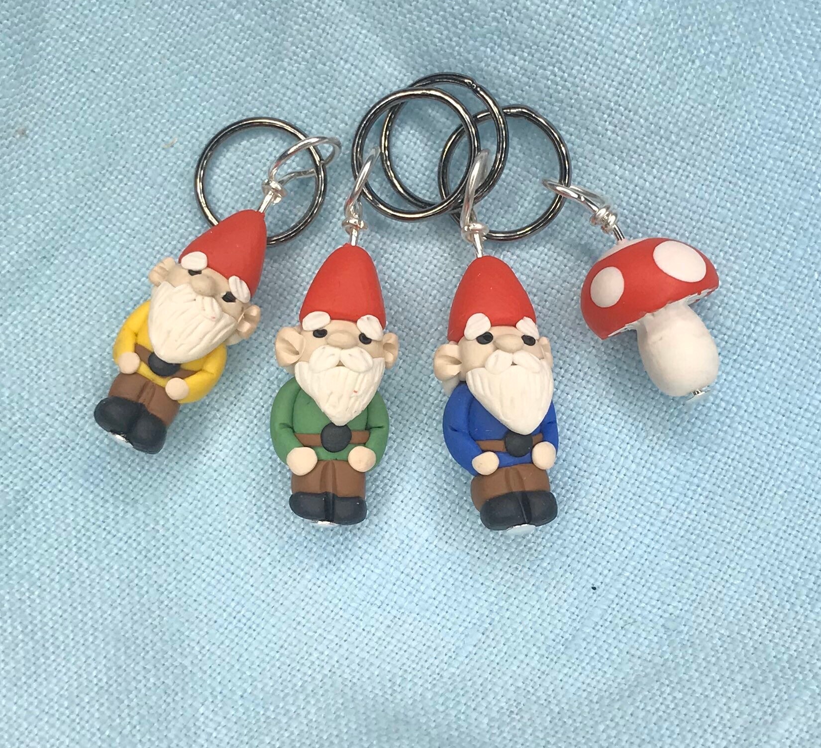 Garden Gnome Stitch Markers (set of 4)