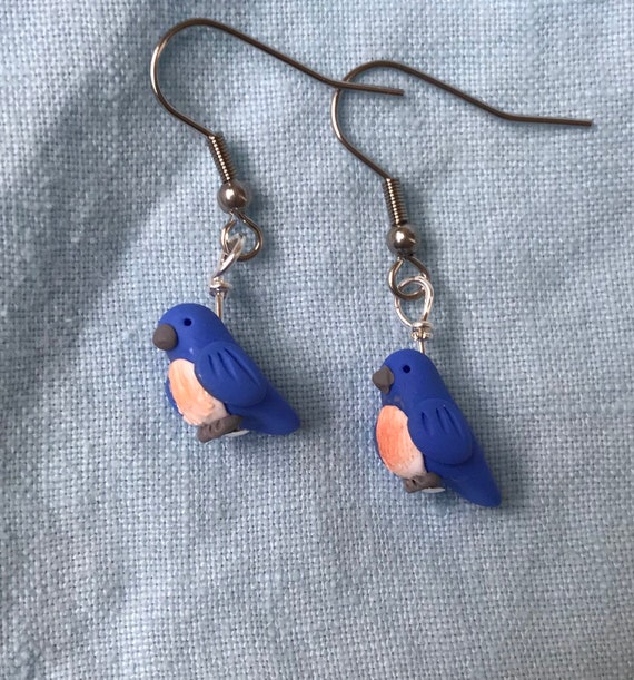 Eastern Bluebird Earrings Eastern Bluebird Earrings