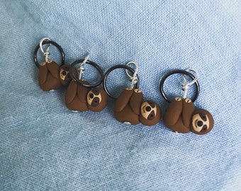 Sloth Stitch Markers - Set of 4