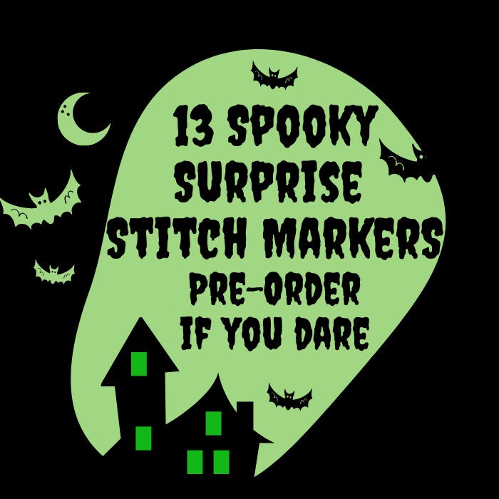 Pre-order Halloween-Themed Miniature Stitch Markers (13 individually …