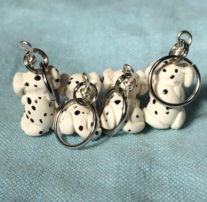 Miniature Dog Knitting Helper Dog Stitch Markers dalmatian Etsy