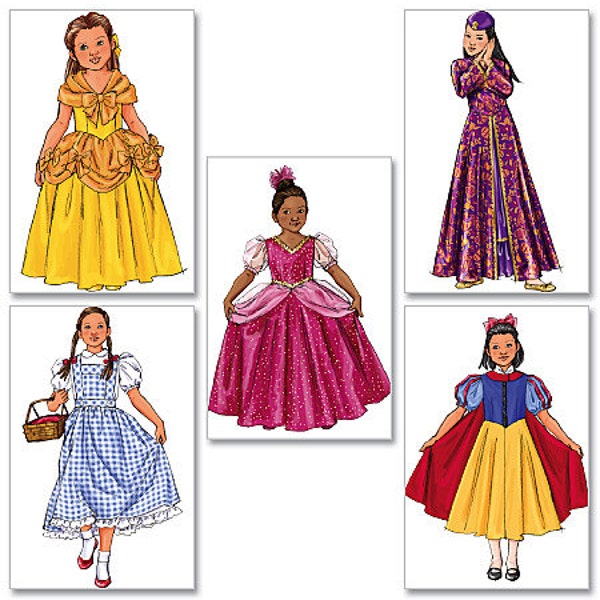 Butterick B4320 Costume Sewing Pattern Classic Characters Size Girls 2-3 & 4-5