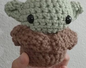 Crochet Baby Yoda Plushie