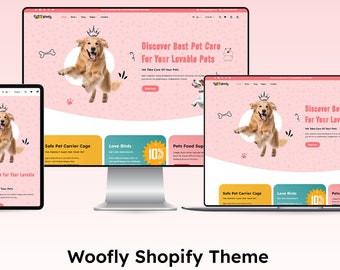 Woofly - Pets Store Shopify Theme  2.0 | Shopify Template | Shopify Store