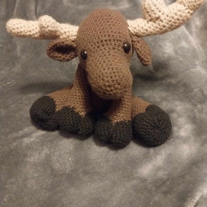 Crocheted Moose plushie MADE TO ORDER